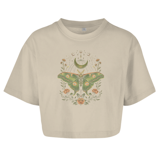 Oversize Crop Top Motte Mystic