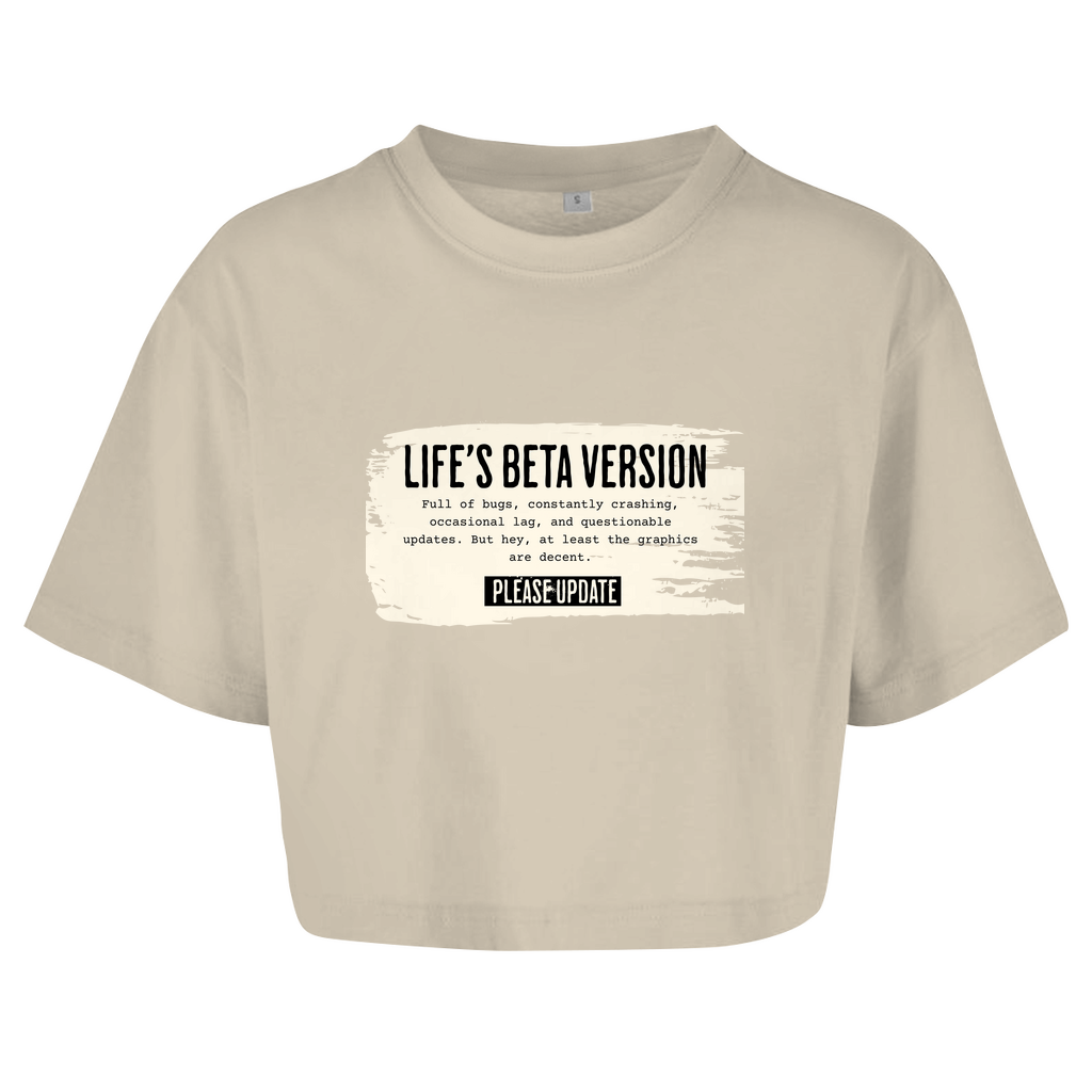 Oversize Crop Top Lifes beta version