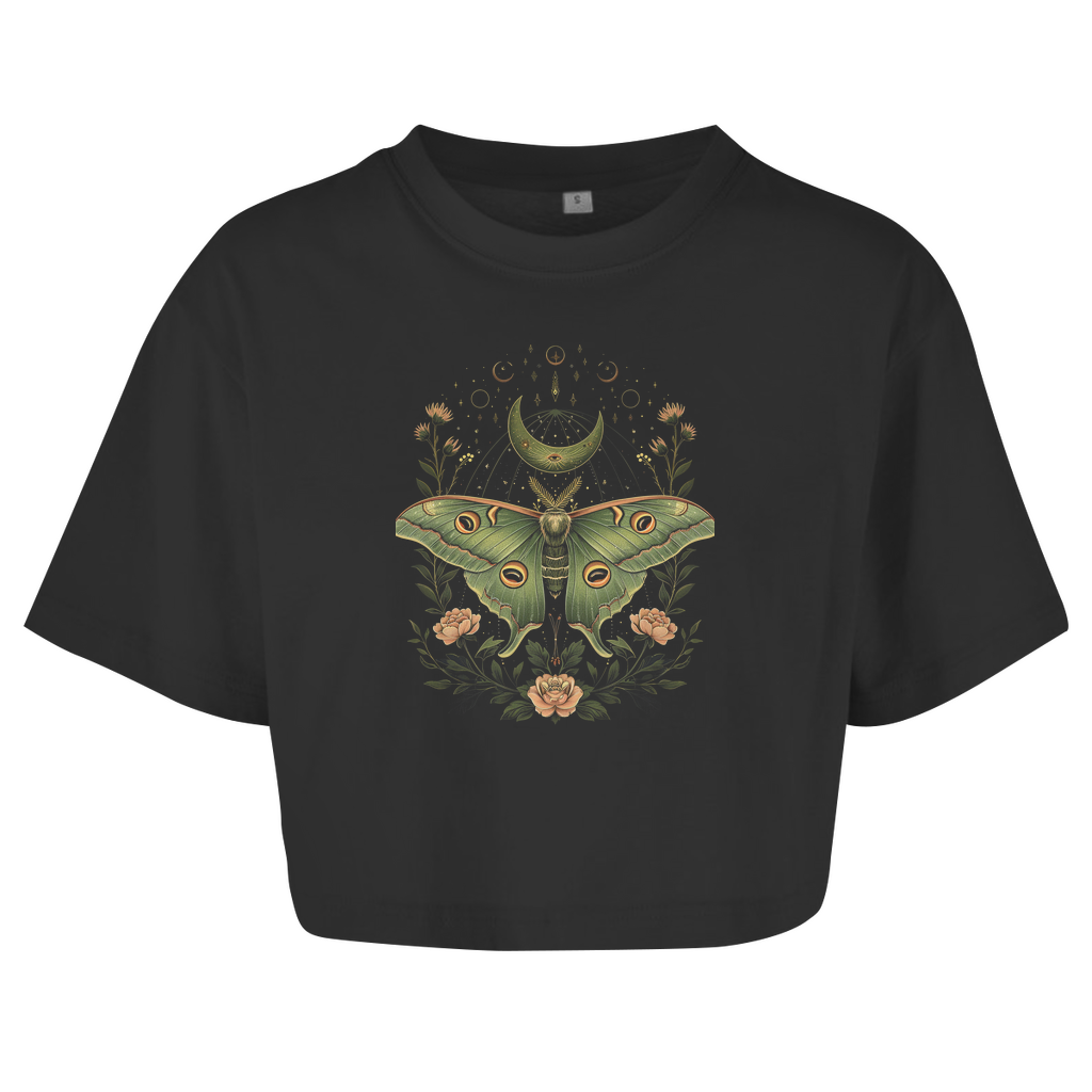 Oversize Crop Top Motte Mystic