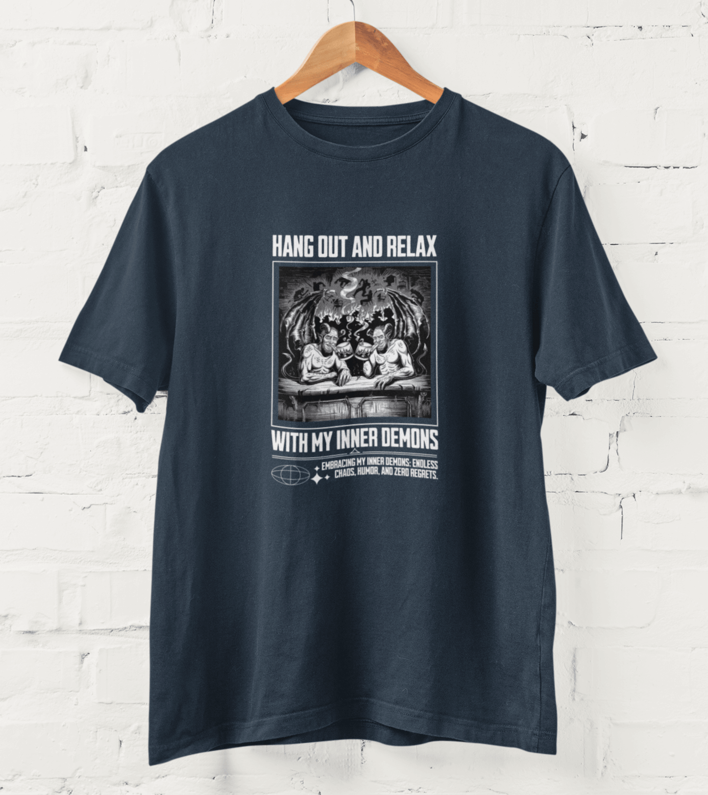 Unisex Edgy T-Shirt im Dark Humor Style