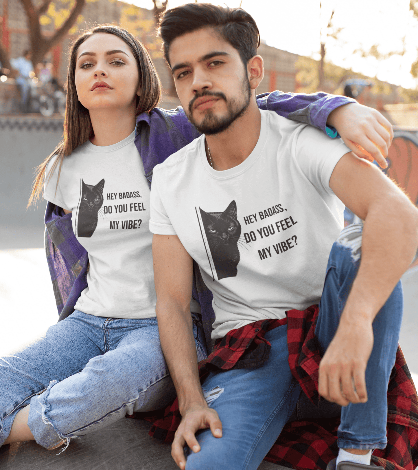 Unisex Bio-T-Shirt – Urban Vibes Style mit Statement-Print