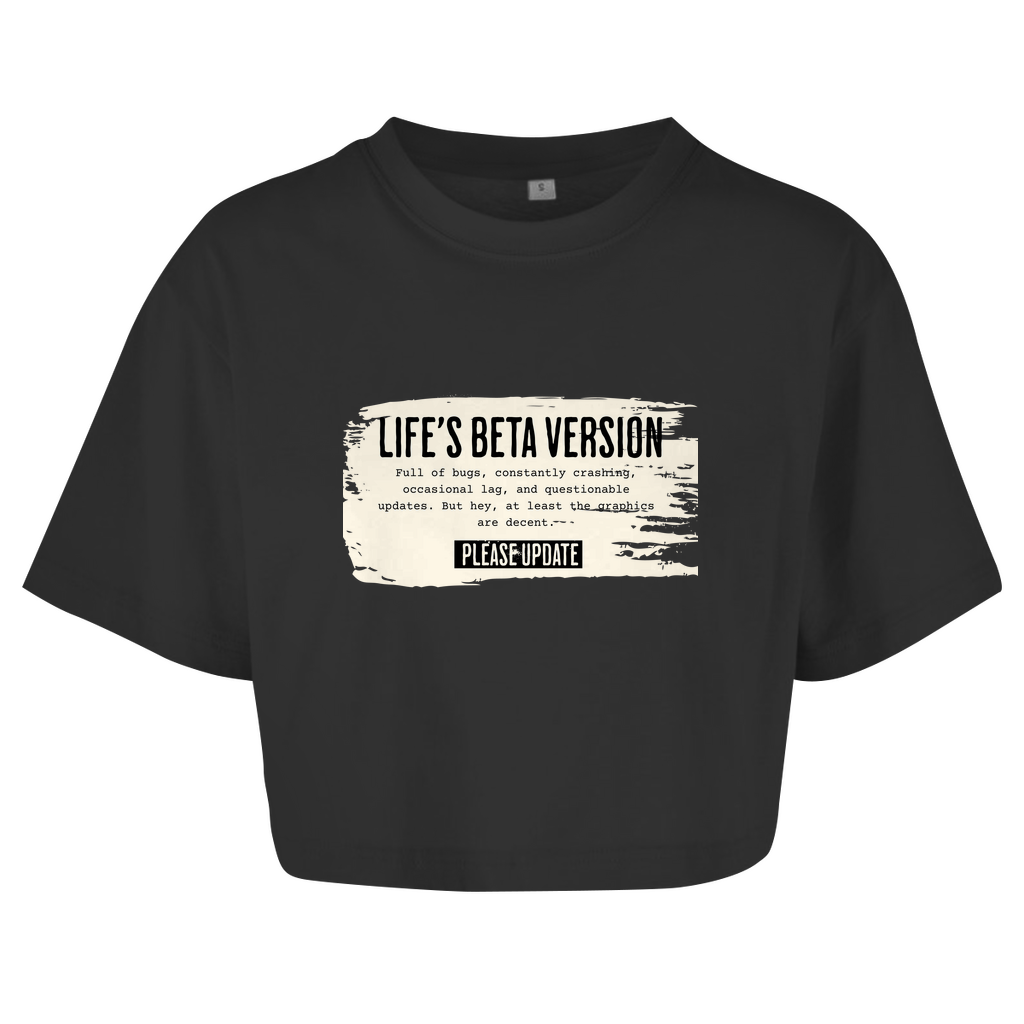 Oversize Crop Top Lifes beta version